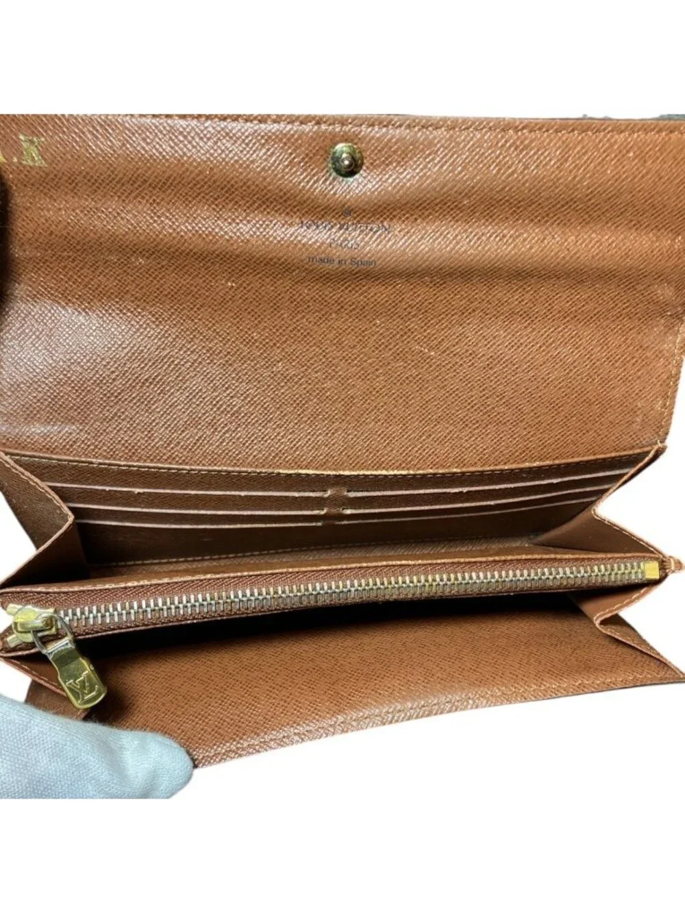 Louis Vuitton Portefeuille Sarah Monogram Wallet Canvas
